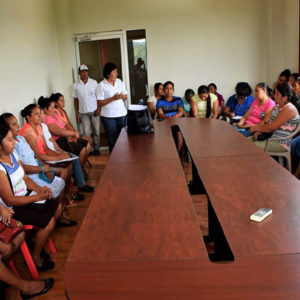 Proceso formativo dirigido a comités municipales de mujeres.